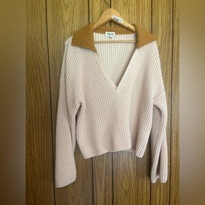 Baum und pferdgarten wool blend cable knit sweater